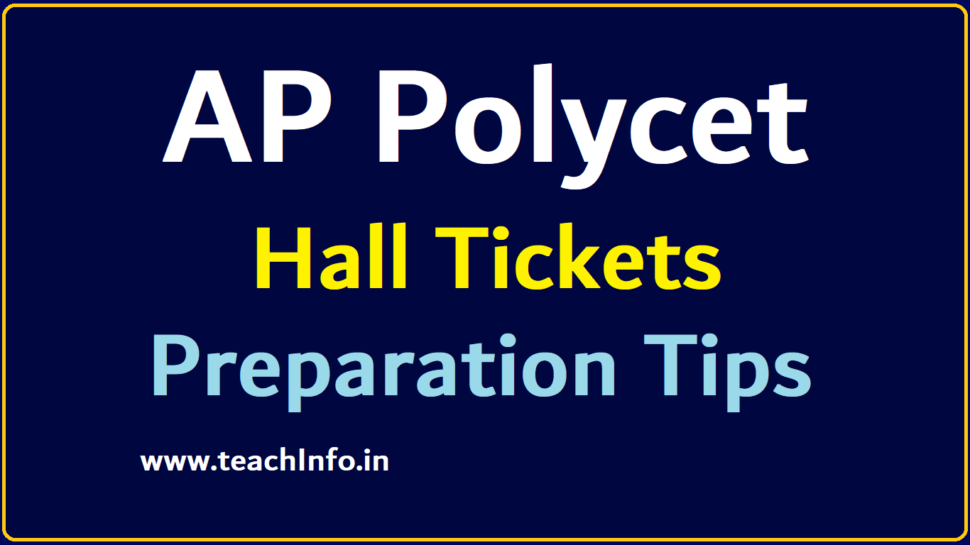 AP Polycet Hall Tickets 2024 Last-Minute Preparation Tips