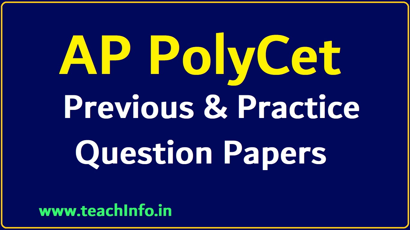 AP Polycet Previous Question Papers 2023 : Download and Practice for a Better Score