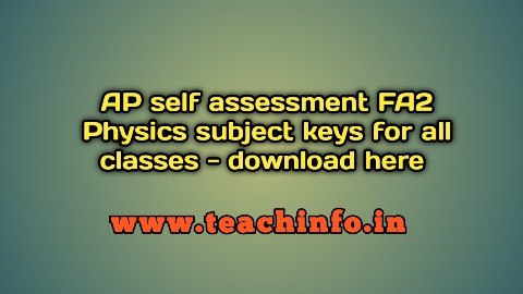 AP FA2 Physics Keys